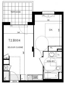 Location Appartement 2 pièces CLERMONT-FERRAND 63000