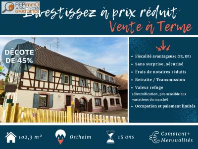 Viager Appartement 5 pièces OSTHEIM 68150