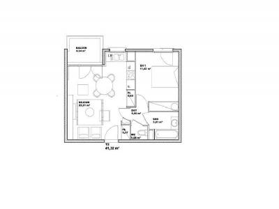Location Appartement 2 pièces NEUVILLE-SUR-SAONE 69250