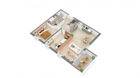 Location Appartement 3 pièces SAINT-JEAN-DE-BRAYE 45800