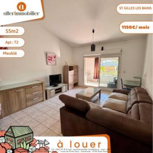 Location Appartement 2 pièces SAINT-GILLES-LES-BAINS 97434