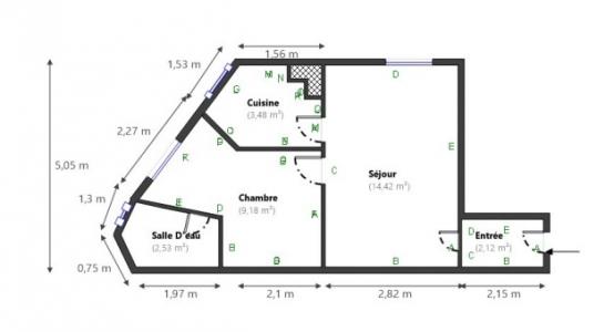 Vente Appartement 2 pièces PARIS-20EME-ARRONDISSEMENT 75020