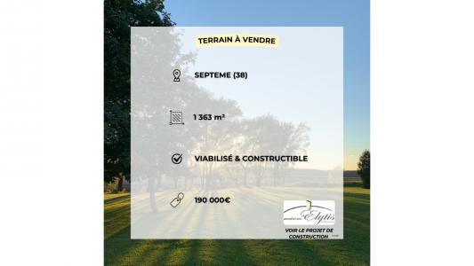 Vente Terrain SEPTEME 38780