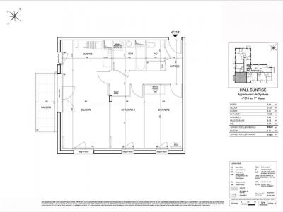Location Appartement 3 pièces LOUVIERS 27400