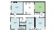 For rent Apartment Bordeaux  33800 84 m2