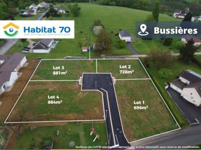 For sale Land BUSSIERES  70