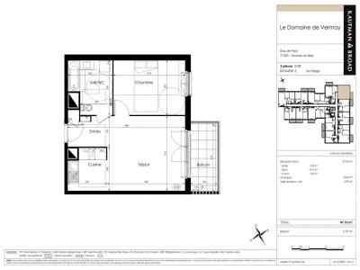 Location Appartement 2 pices TOURNAN-EN-BRIE 77220