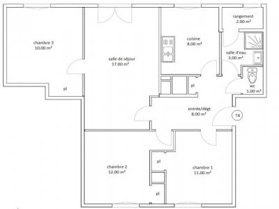 For rent Apartment MACHAULT 
