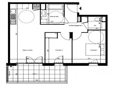 Location Appartement 3 pièces CLUSES 74300