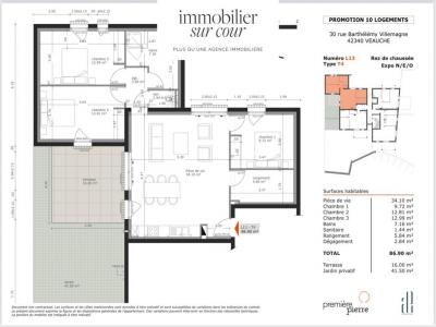 For sale Apartment VEAUCHE 