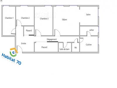 Location Appartement 5 pièces LURE 70200
