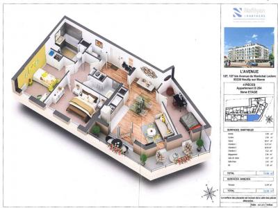Vente Appartement 4 pièces NEUILLY-SUR-MARNE 93330