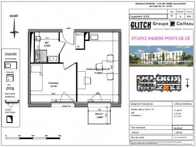 Location Appartement 2 pièces PONTS-DE-CE 49130