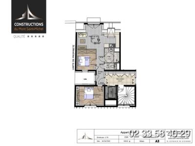 Vente Appartement 3 pièces GRANVILLE 50400