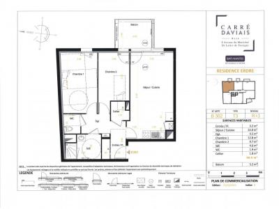 Location Appartement 3 pièces REZE 44400