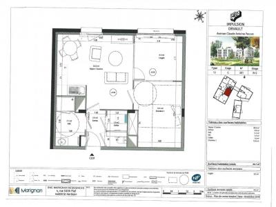 Location Appartement 2 pièces ORVAULT 44700