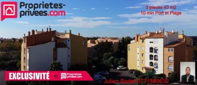Vente Appartement 3 pièces AGDE 34300