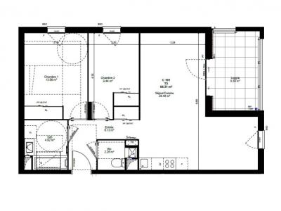 Location Appartement 3 pièces ALBERTVILLE 73200