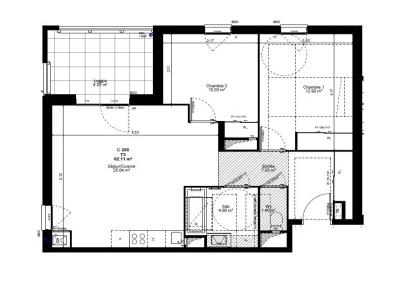 Location Appartement 3 pièces ALBERTVILLE 73200