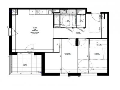 Location Appartement ALBERTVILLE  73