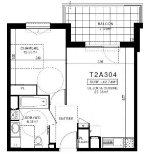 Location Appartement 2 pièces CLERMONT-FERRAND 63000