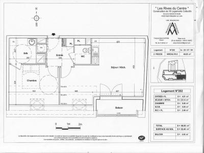 Location Appartement 2 pièces SAINT-SEBASTIEN-SUR-LOIRE 44230