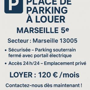 photo For rent Parking MARSEILLE-5EME-ARRONDISSEMENT 13