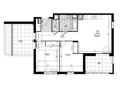 Location Appartement 3 pièces ALBERTVILLE 73200