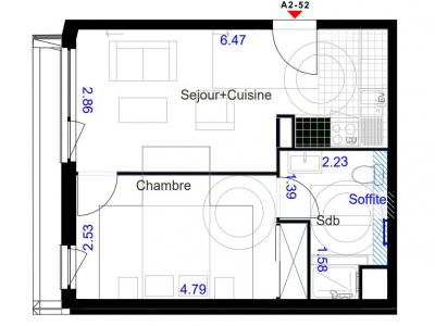 Location Appartement 2 pices COLOMBES 92700