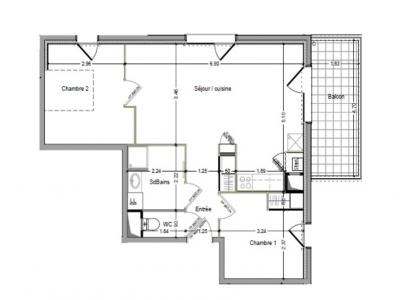 Location Appartement 3 pièces CLUSES 74300