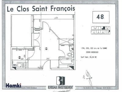 Vente Appartement 2 pièces BORDEAUX 33800