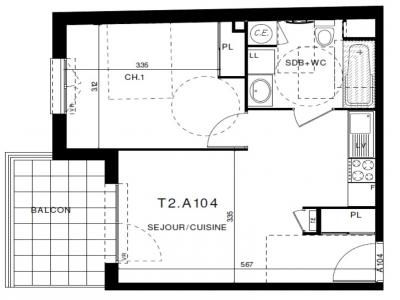 Location Appartement 2 pièces CLERMONT-FERRAND 63000