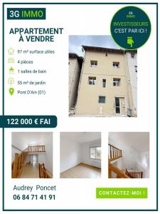 Vente Appartement 5 pièces PONT-D'AIN 01160