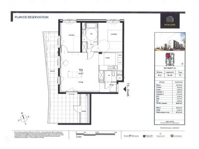 Location Appartement 3 pièces SAINT-HERBLAIN 44800