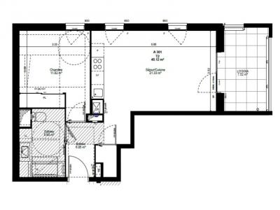 Location Appartement 2 pices ALBERTVILLE 73200