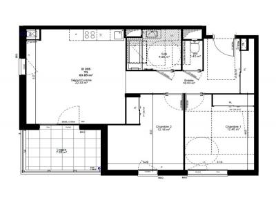 Location Appartement 3 pièces ALBERTVILLE 73200