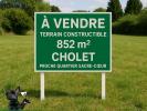 For sale Land Cholet PROCHE SACRE COEUR 49300