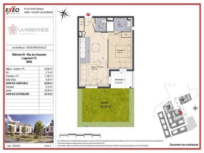 photo For rent Apartment BARJOUVILLE 28