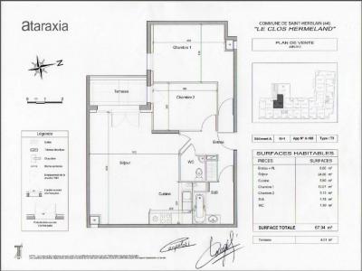 Location Appartement 3 pièces SAINT-HERBLAIN 44800