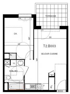 Location Appartement 2 pièces CLERMONT-FERRAND 63000
