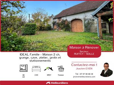 Vente Maison 3 pièces RUFFEY-SUR-SEILLE 39140