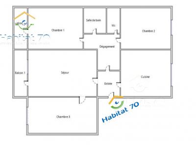 Location Appartement 4 pièces LURE 70200