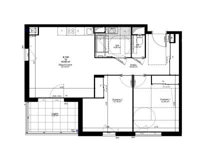 Location Appartement 3 pièces ALBERTVILLE 73200