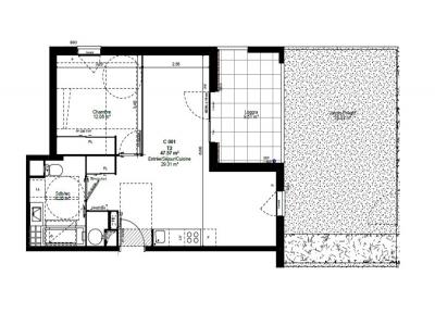 Location Appartement 2 pièces ALBERTVILLE 73200