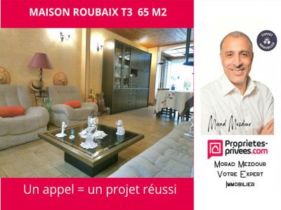 Vente Maison 3 pièces ROUBAIX 59100