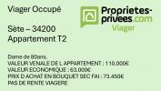Viager Appartement Sete 34