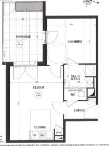 Location Appartement 2 pices SAINT-SEBASTIEN-SUR-LOIRE 44230