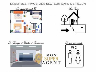 Vente Appartement 3 pices MELUN 77000