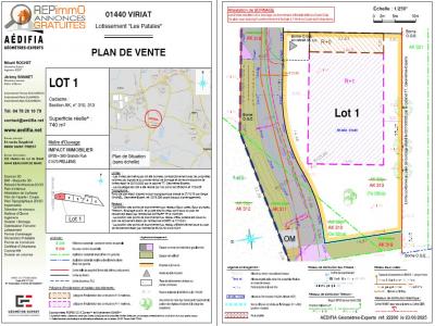 Vente Terrain VIRIAT 01440