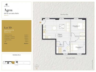 Location Appartement 3 pièces AGEN 47000